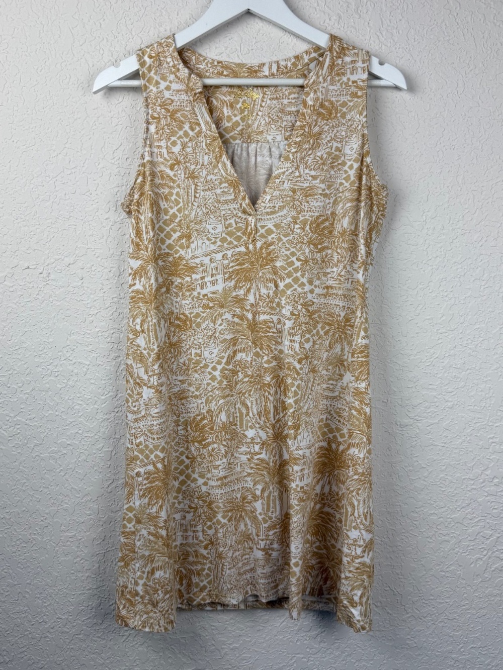 *Lilly Pulitzer Womens Dress Sand Bar Palm Beach Paradise Mini Dress - Picture 4 of 11